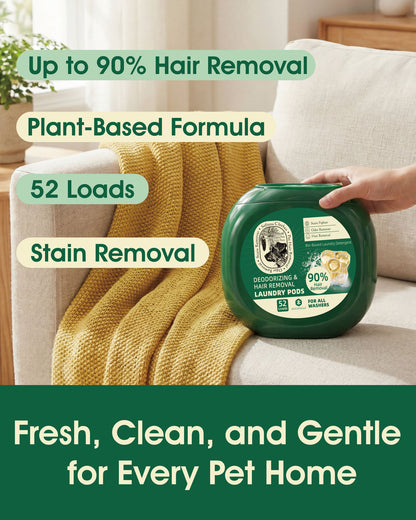 Pet Hair & Odor Removal Laundry Pods
