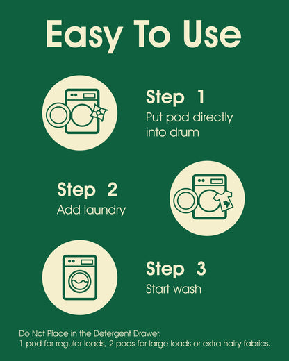 Pet Hair & Odor Removal Laundry Pods