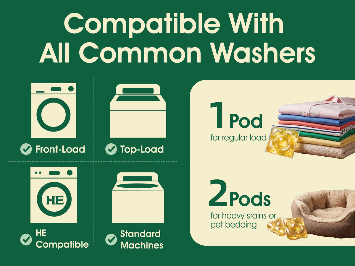 Pet Hair & Odor Removal Laundry Pods