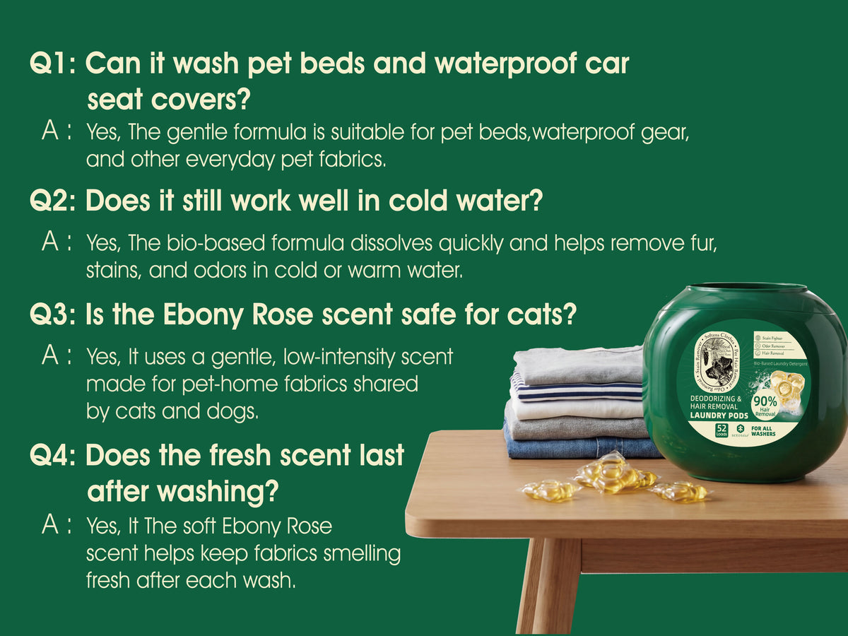 Pet Hair & Odor Removal Laundry Pods